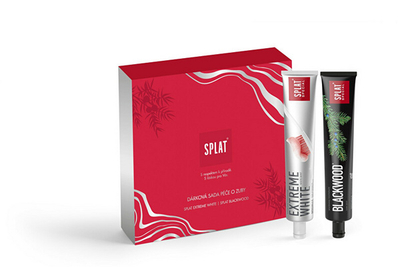Set për dhëmbë Splat Blackwood & Extreme White kSPL071 - pastë zbardhuese Special Extreme 75 ml + pastë të zezë Blackwood 75 ml