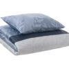 Set mbulojë jorgani RITA, 150x210 cm, satin pambuku, blu denim