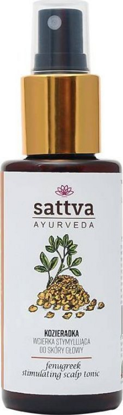 Locion për skalpin SATTVA Fenugreek, stimulues rritjeje flokësh, 100 ml