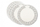 Nënseta dekorative letre Guardini Easy Bake 1415746, Ø28cm, set me 5 copë, të bardha