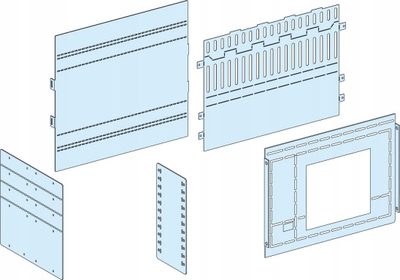 Kapak lidhjesh Schneider PrismaSet LVS04861, për panel NW, plastik, i bardhë