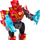 Lodër robot montues Lean Toys, me dritë dhe tinguj, 36.5 cm, e kuqe