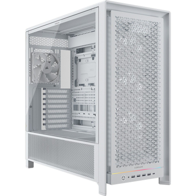 Kuti kompjuteri Corsair 5000D RS Mid Tower, modulare, ATX, e bardhë