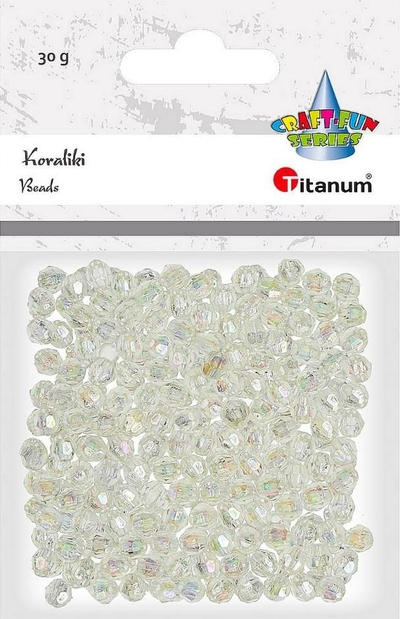 Rruaza dekorative Titanum, 30g, të bardha