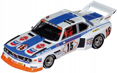 Makinë garash lodër Carrera BMW 3.5 CSL Nr.15 Digital 132, shkalla 1:32, me drita, shumëngjyrëshe