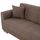 Divan-Shtrat 3 ulëse, 215×80×77 cm HM3240.02, bezhë