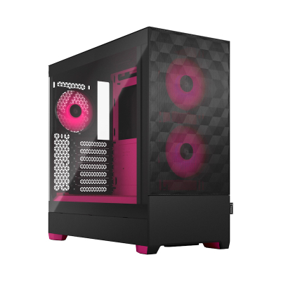 Kasë PC Fractal Design Pop Air RGB Magenta Core TG, e zezë