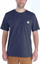 Bluzë pune Carhartt Workwear K87 me xhep, pambuk, madhësia M, blu e errët