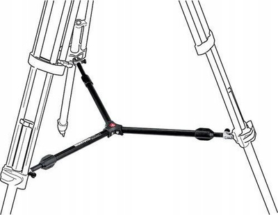 Përhapës i mesëm për trekëmbësh Manfrotto 537SPRB, teleskopik, profesional