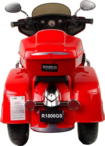 Motor elektrik për kalamoj LEAN CARS Goldwing, 12V, me Bluetooth dhe MP3, i kuq