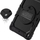 Këllëf tableti DEQSTER 360 Rugged për iPad 10.2", tip ushtarak, me mbajtës për stilolaps, i zi