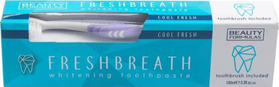Set Beauty Formulas Freshbreath Whitening, pastë dhëmbësh për zbardhje dhëmbësh 100 ml + 1 furçë