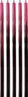 Qirinj torte ALBI Ombre Gold Red, 5 copë, 15 cm, të artë me të kuqe