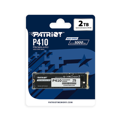 Bateri rimbushëse Patriot P410, AAA, NiMH, cilindrike, e zezë