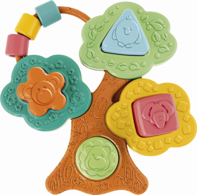 Lodër formash Chicco ECO+ Shape Sorter Baobab, edukative, shumëngjyrëshe