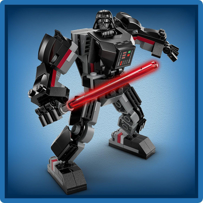 Set ndërtimi Lego Star Wars 75368 Darth Vader Mech, figurë me minifigurinë Darth Vader, 6+, i zi