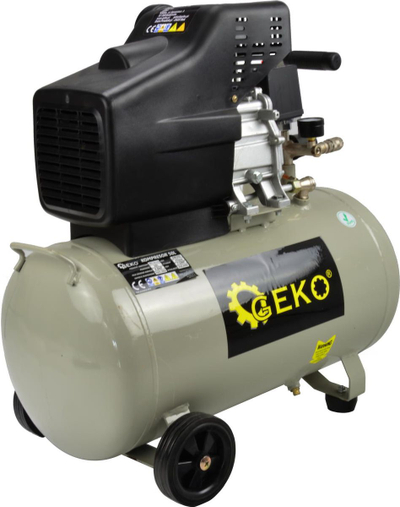 Компресор со масло GEKO, 50L, 8 bar, сина боја