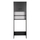 Mobilie për rrobalarëse Terry melamine 64×29×181 cm (HM9122.13), gri