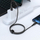 Kabllo Acefast USB A në Lightning, 1.2m, 2.4A, e zezë