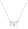 Qafore për femra JVD SVLN0422XH2BI45, 45 cm, e argjendtë