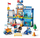 Lojë me blloqe Building Blocks City Action Police Station, 175 copë, stacion policie me burg, shumëngjyrëshe
