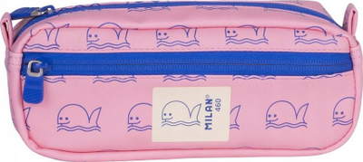 Etui për lapsa Milan 460, 2 ndarje, rozë