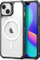 Mbulesë telefoni ESR Air Armor HaloLock, për iPhone 14 Plus, MagSafe, transparente me kornizë të zezë