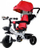Трицикл Lean Sport PRO300, 4 во 1, со родителска рачка, црвен