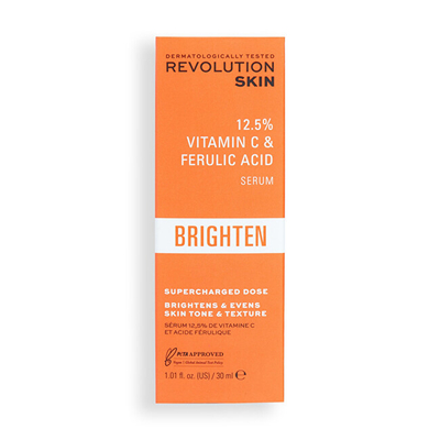 Serum për lëkurë Revolution Skincare 2.5% ​​Vitamin C, Ferulic Acid & Vitamins, 30 ml