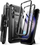 Заштитна футрола SUPCASE Unicorn Beetle Pro за Samsung Galaxy S24, со потпирач, со клип за појас, црна