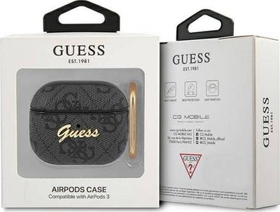 Mbrjtëse Guess për Apple Airpods 3, e zezë