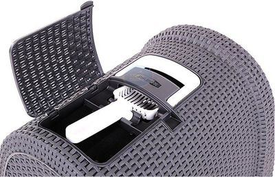 Curver Покриена Кутија за Мачкино Тоалет, Anthracite