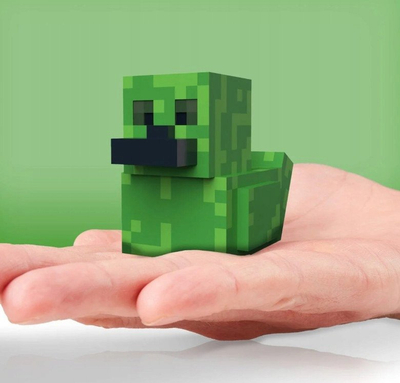 Колекционерска фигура Minecraft Mini TUBBZ Creeper Duck, мини, шаренолика