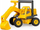 Lodër eskavator KSM Toys Lena ECO, material bio, për kalamaj 2+