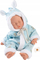 Kukull Baby Llorens Sleepyhead, 31cm, trup i butë