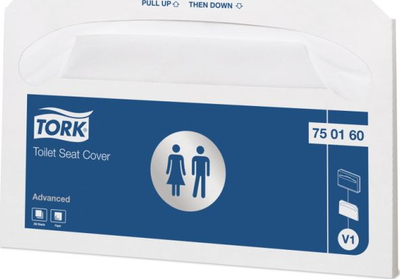 Mbulues tualeti Tork Advanced, higjienik, i bardhë