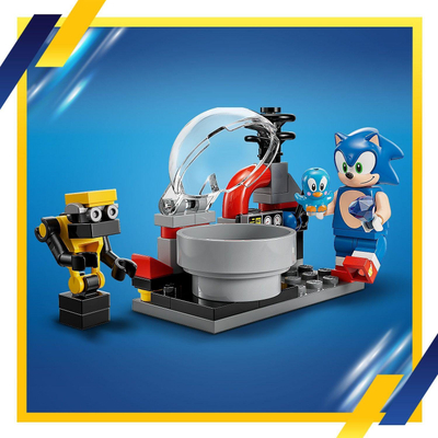 Set lodrash LEGO Sonic 76993, Sonic kundër Dr Eggman Death Egg Robot, 8+