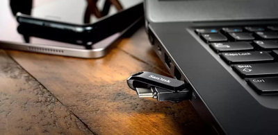 USB SanDisk Ultra Dual Drive Go, 256GB, USB 3.2 Type A edhe Type C, blu
