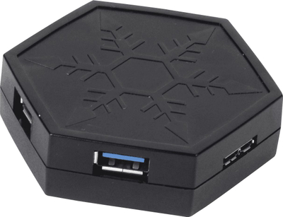 Hub USB SilverStone EP01, 4 porta, USB 3.0, i zi