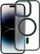 Заштитна маска MagSafe Silicone Matte за iPhone 16 Pro, проѕирна, зелена
