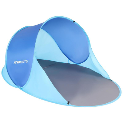 Çadër plazhi Royokamp Blue, që çohet vetë, me mbrojtje UV 20+, blu