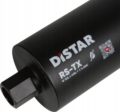Kurorë diamant Distar RS-TX, 122mm, 450mm, për shpim thatë
