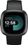 Smartwatch Fitbit Versa 4, ekran me prekje, GPS, ngjyrë grafit