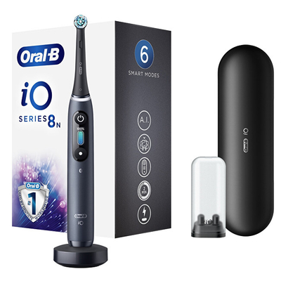 Brushë elektrike e dhëmbëve Oral B iO8 Onyx kOBR127, e zezë