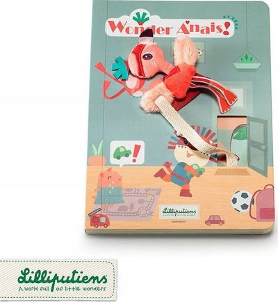 Liber kartoni Lilliputiens Anais Superheroine, me lodër plushe, 2+ vjeç, shumëngjyrësh