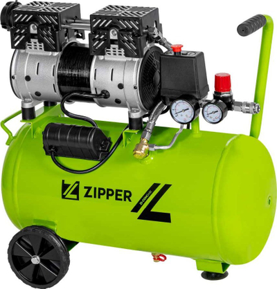 Kompresor ajri Zipper ZI-COM24SI, 24L, 8 bar, jeshil