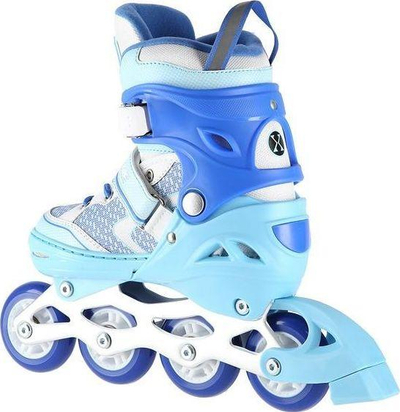 Patina inline për kalamajtë Nils Extreme NA14198, numër i rregullueshëm 39-42, kushineta ABEC-7, blu