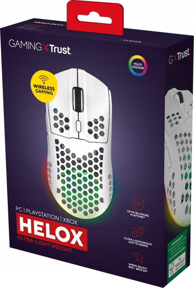 Maus gaming Trust GXT 929 Helox, pa tela, 4800 DPI, i zi