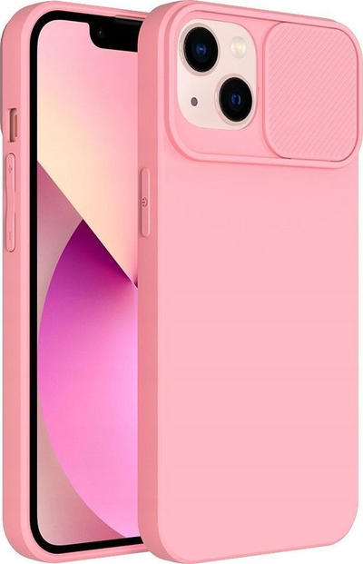 Këllëf telefoni ForCell SLIDE për Xiaomi Redmi 13C POCO C65, TPU, mbrojtje kamere, rozë e hapur