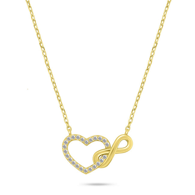 Qafore për femra Brilio Silver NCL121Y, 45cm, e artë